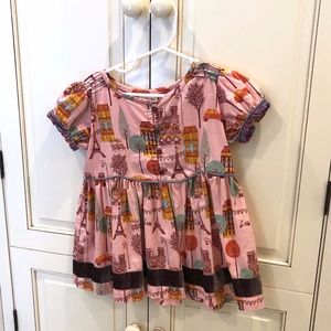 Matilda Jane Bon Vivant Peasant Top SIZE 6